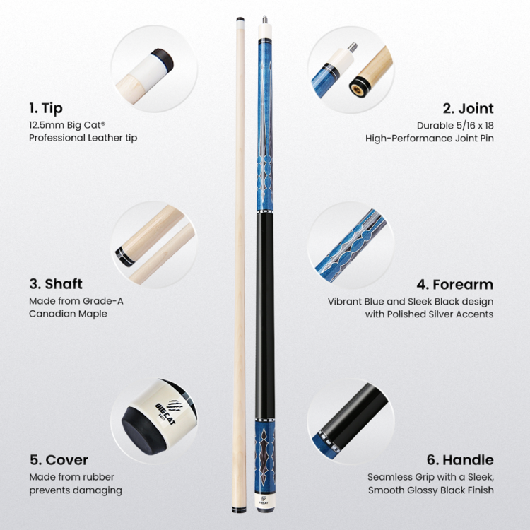 Big Cat II Blue Black product specification