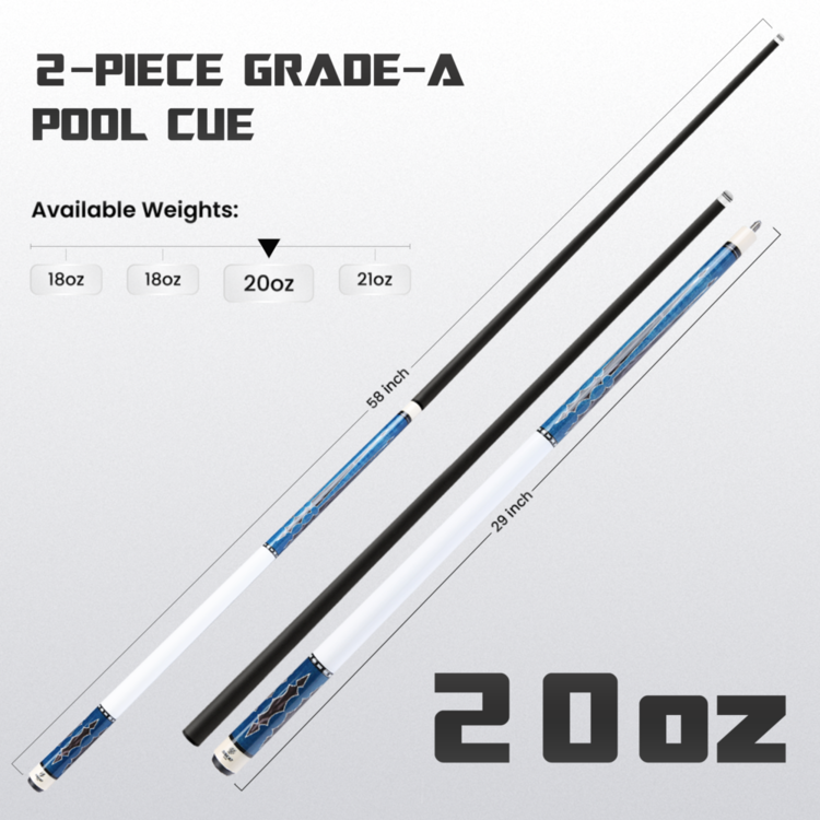 Big Carbon III Blue White 20oz weight option