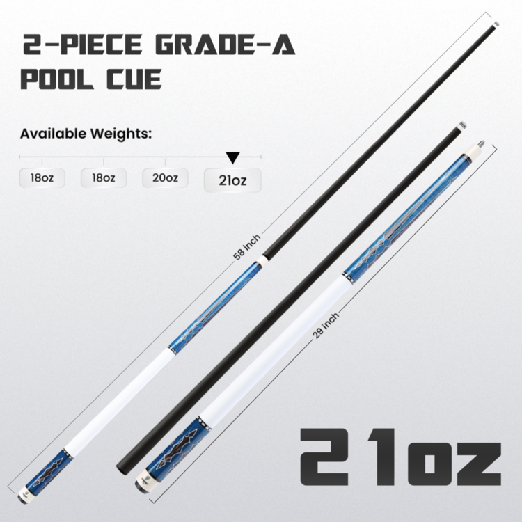 Big Carbon III Blue White 21oz weight option