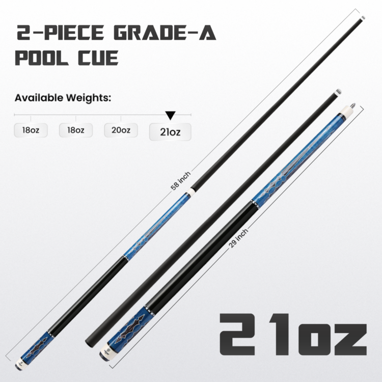 Big Carbon II Blue Black 21oz weight option