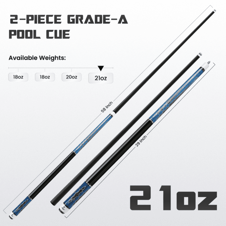 Big Carbon II Blue Black 21oz weight option