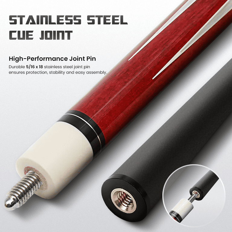 Big Cat Carbon I Red Silver - Big Cat Cues