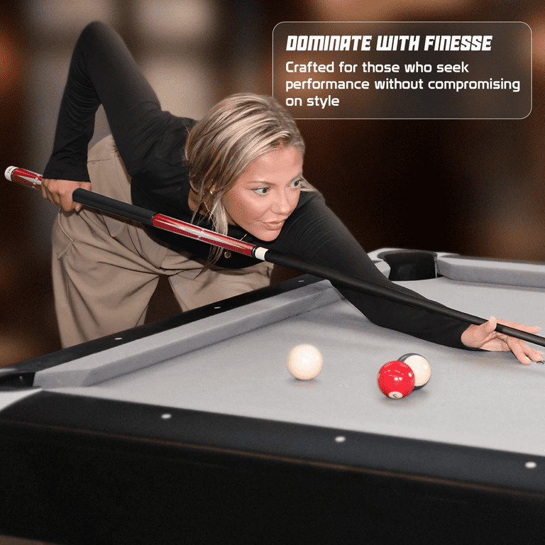 Big Cat Carbon I Red Silver - Big Cat Cues