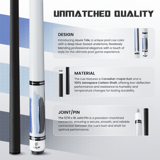 Big Cat Carbon Paint III Azure Tide - Big Cat Cues