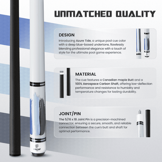 Big Cat Carbon Paint III Azure Tide - Big Cat Cues
