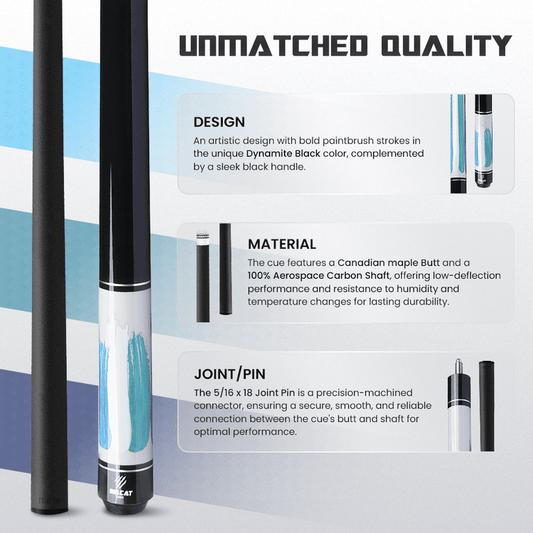 Big Cat Carbon Paint VII Dynamite Black - Big Cat Cues