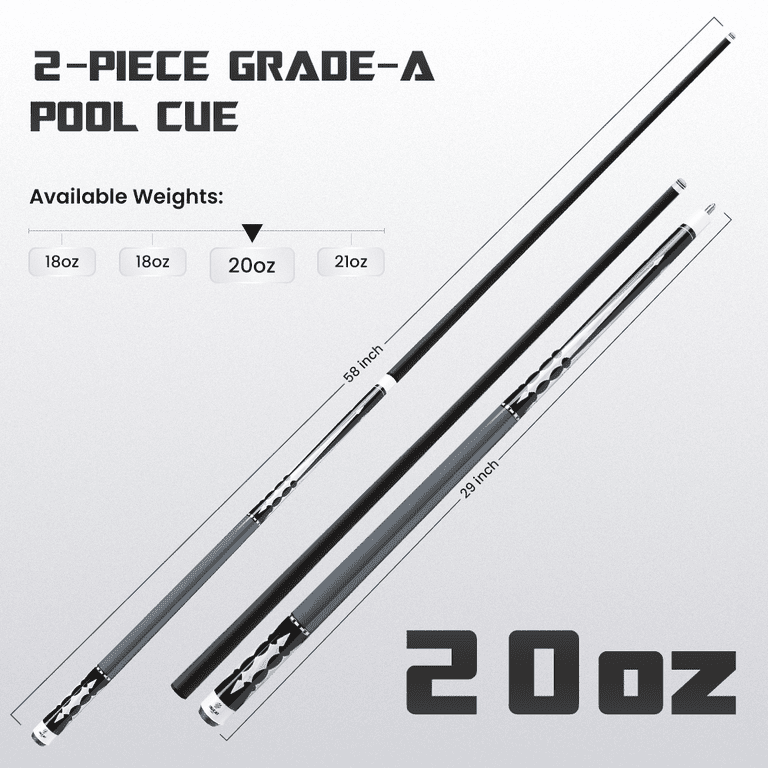 Big Cat Carbon V Black Black - Big Cat Cues