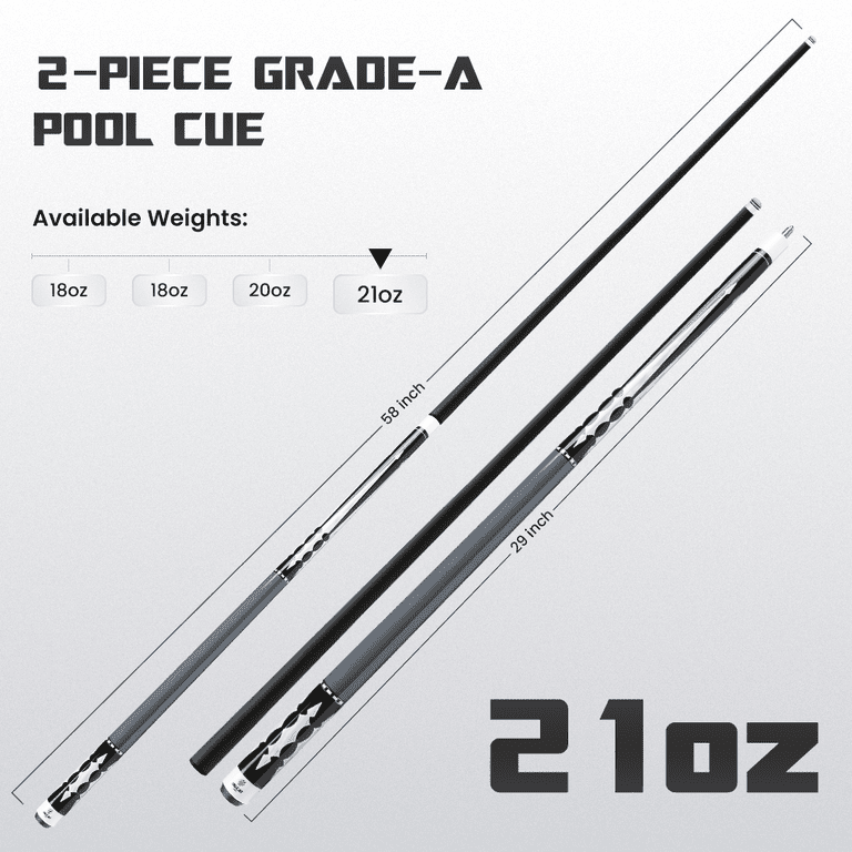 Big Cat Carbon V Black Black - Big Cat Cues