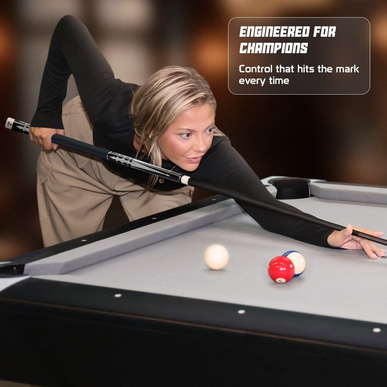 Big Cat Carbon V Black Black - Big Cat Cues