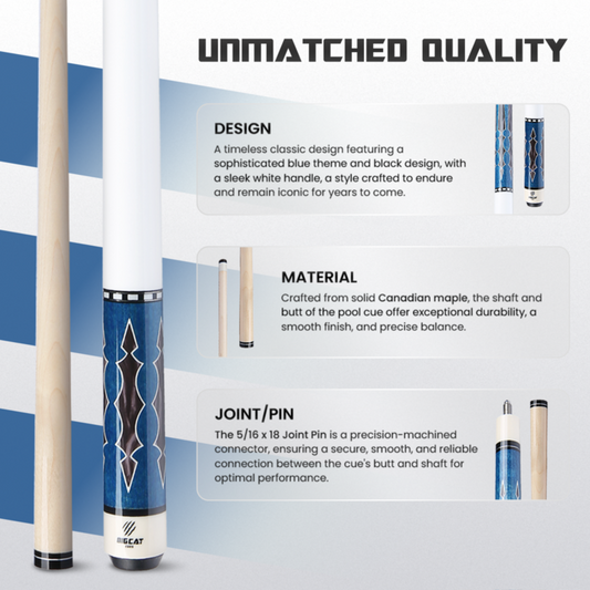 Big Cat III Blue White product description