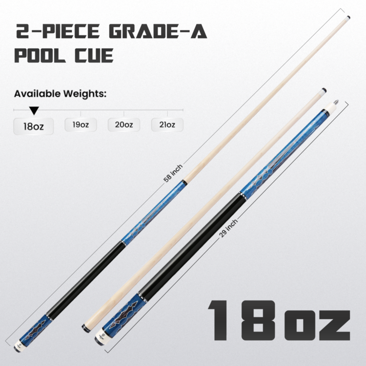 Big Cat II Blue Black 18oz weight option