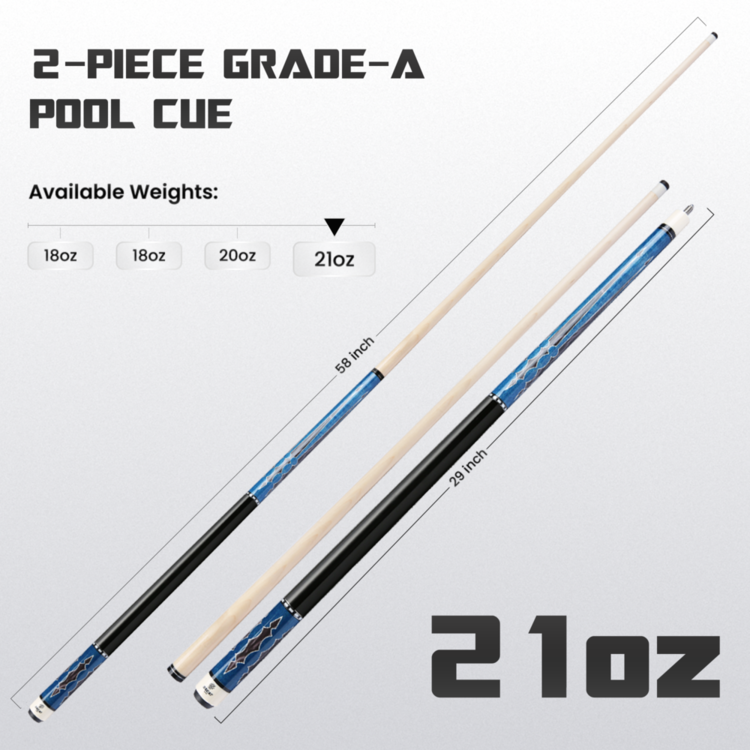 Big Cat II Blue Black 21oz weight option