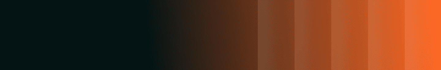 Gradient of orange and red colors