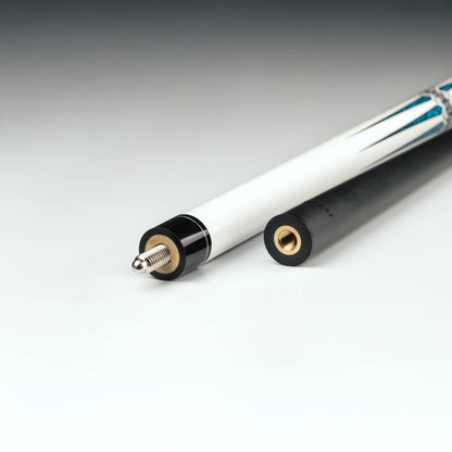 Mondo Carbon White/Aqua Teal Cue