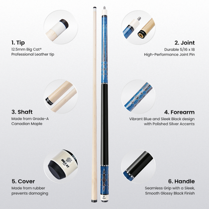 Big Cat II Blue Black product specification