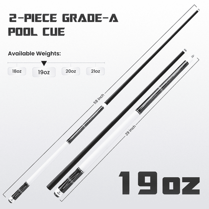 Big Cat Carbon IV Grey Black - Big Cat Cues