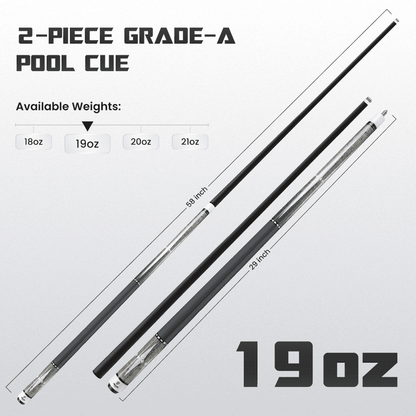 Big Cat Carbon VI Grey Silver - Big Cat Cues