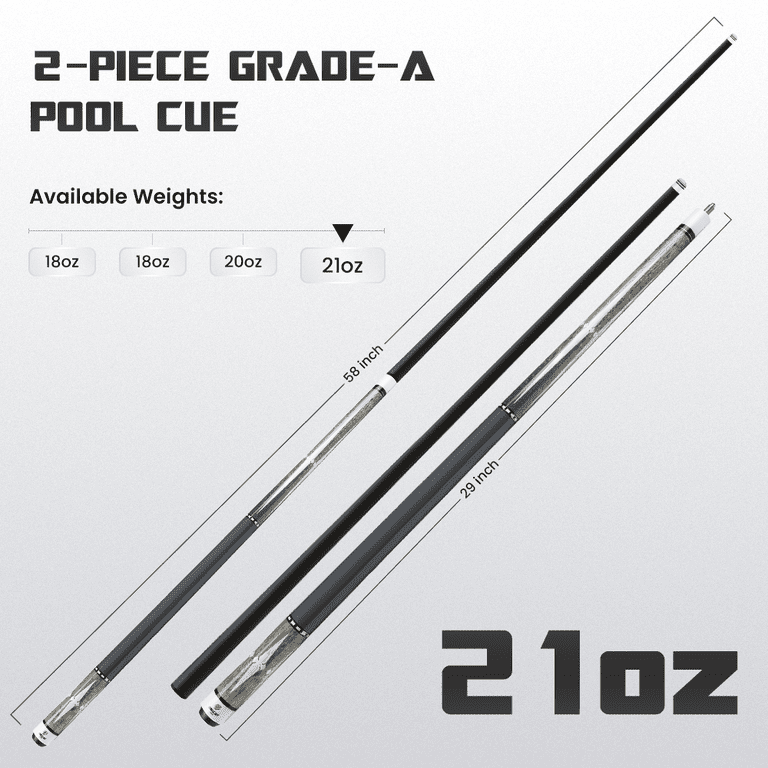 Big Cat Carbon VI Grey Silver - Big Cat Cues