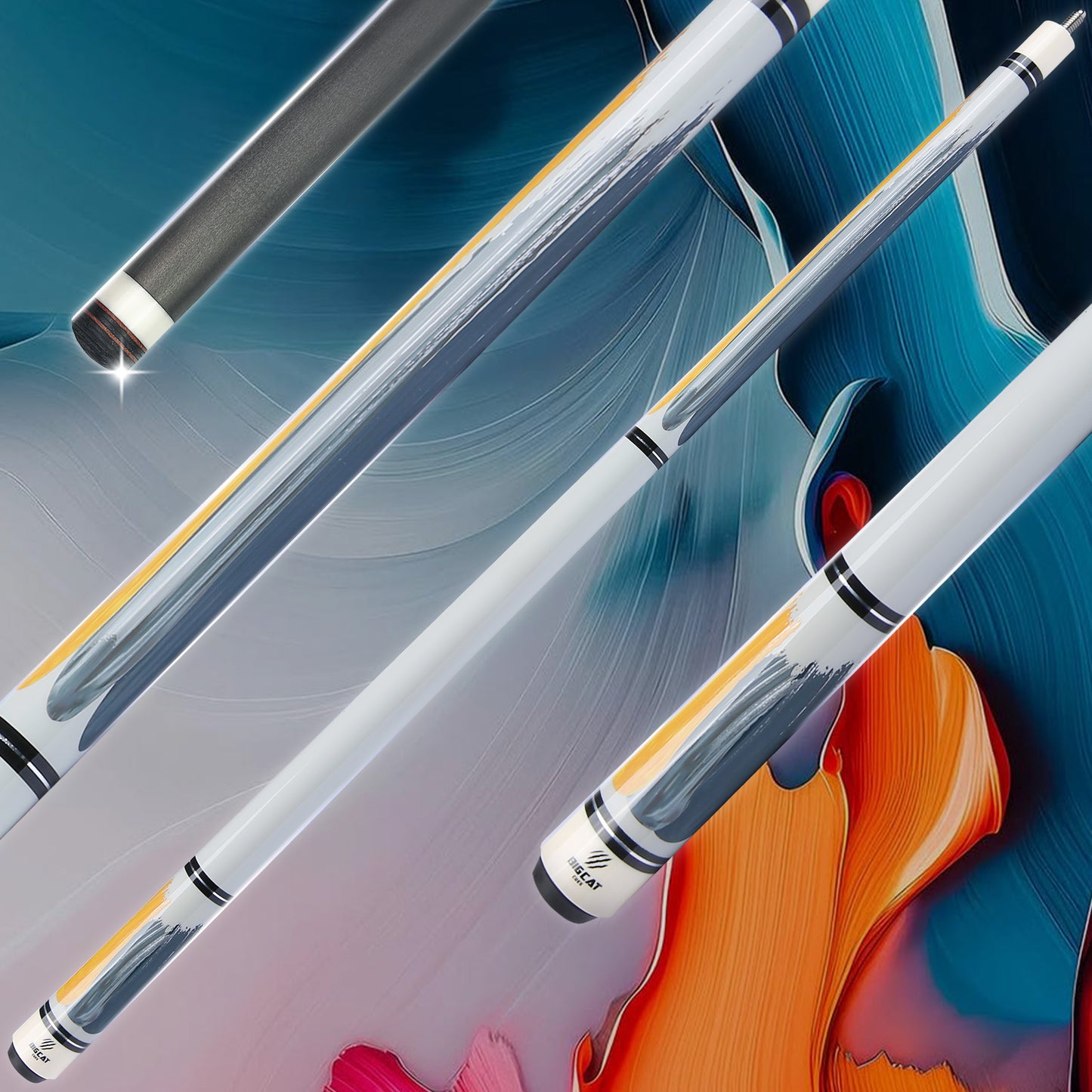 Big Cat Carbon Paint VI Electric Ocean Cue