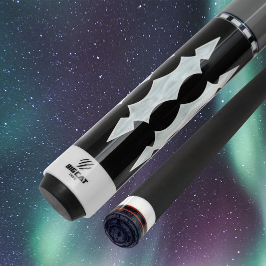 Big Cat Carbon V Black Black Cue