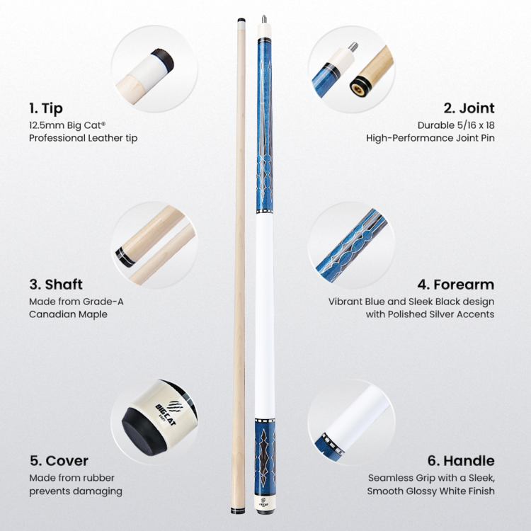 Big Cat III Blue White product specification