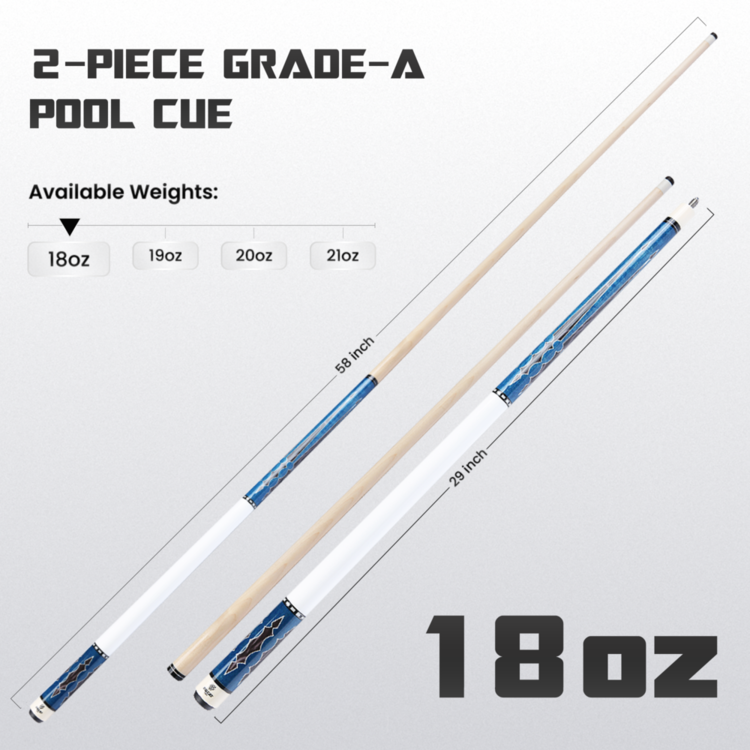 Big Cat III Blue White 18oz weght option