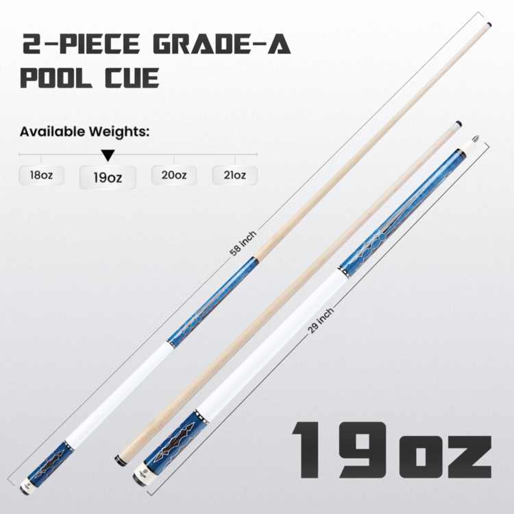 Big Cat III Blue White 19oz weight option