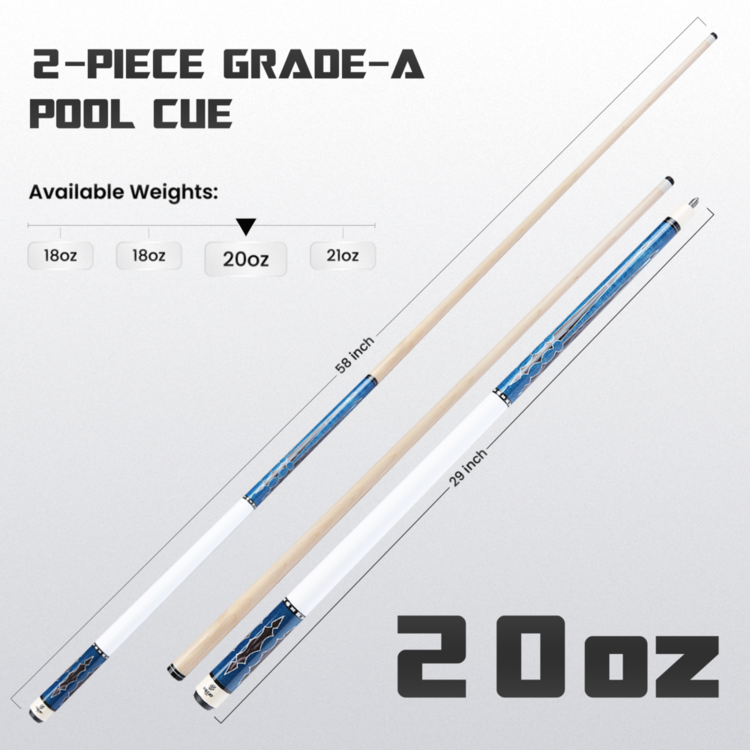 Big Cat III Blue White 20oz weight option