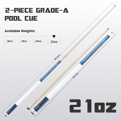 Big Cat III Blue White 21oz weight option