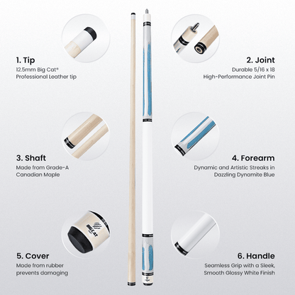 Big Cat Paint II Dynamite Blue - Big Cat Cues