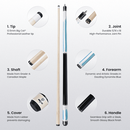 Big Cat Paint VII Dynamite Black - Big Cat Cues