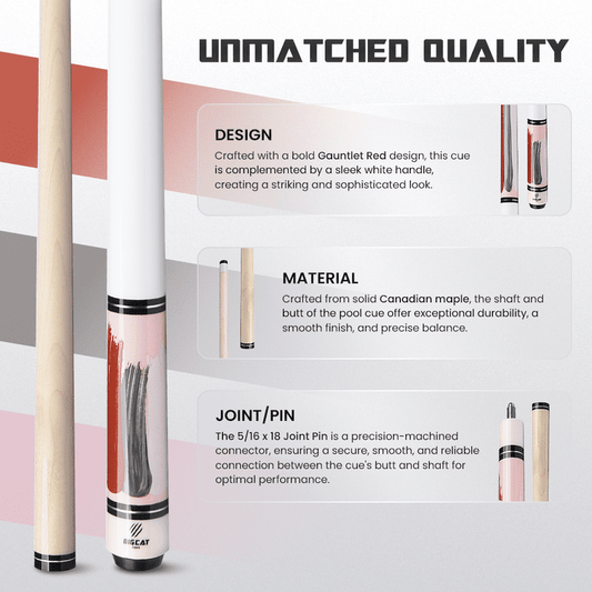 Big Cat Paint V Gauntlet Red - Big Cat Cues