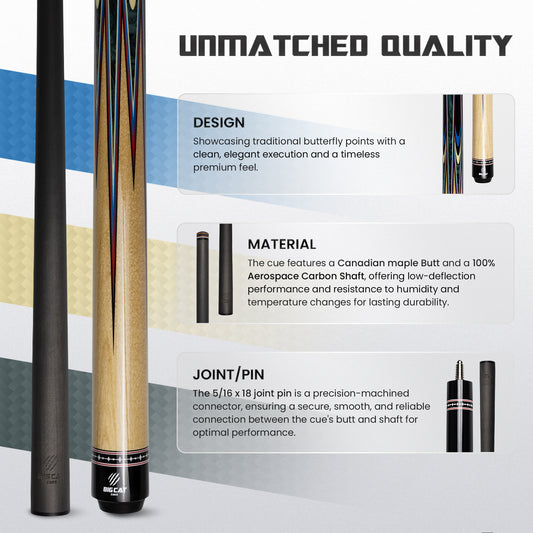Big Cat Carbon Platinum III Cue
