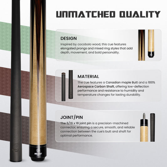 Big Cat Carbon Platinum IV Cue