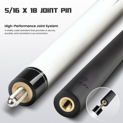 Mondo Carbon White/Aqua Teal Cue