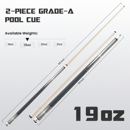 Big Cat VI Grey Silver - Big Cat Cues