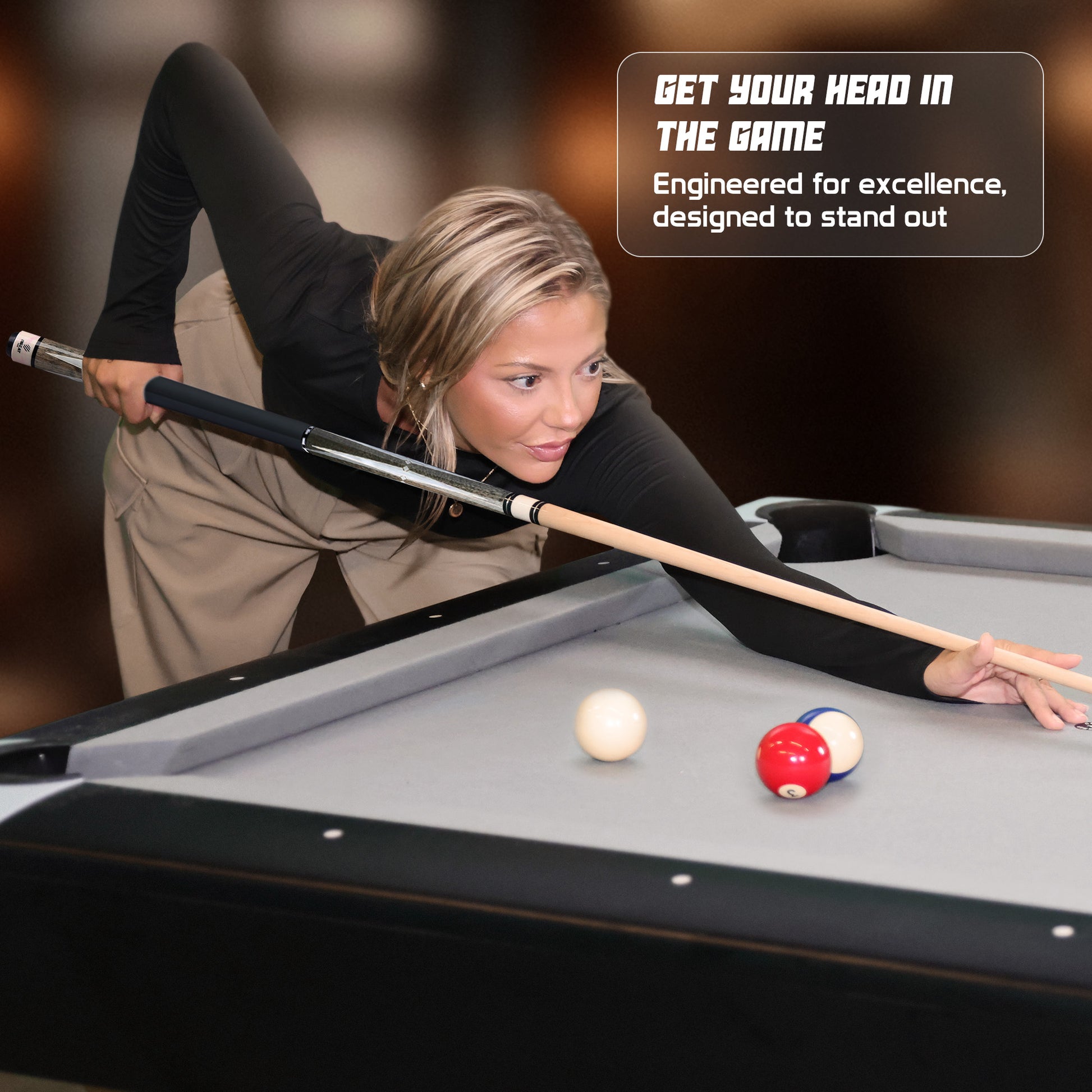 Big Cat VI Grey Silver - Big Cat Cues