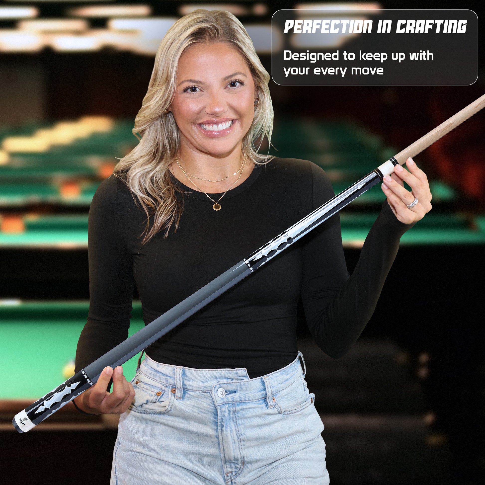 Big Cat V Black Black - Big Cat Cues