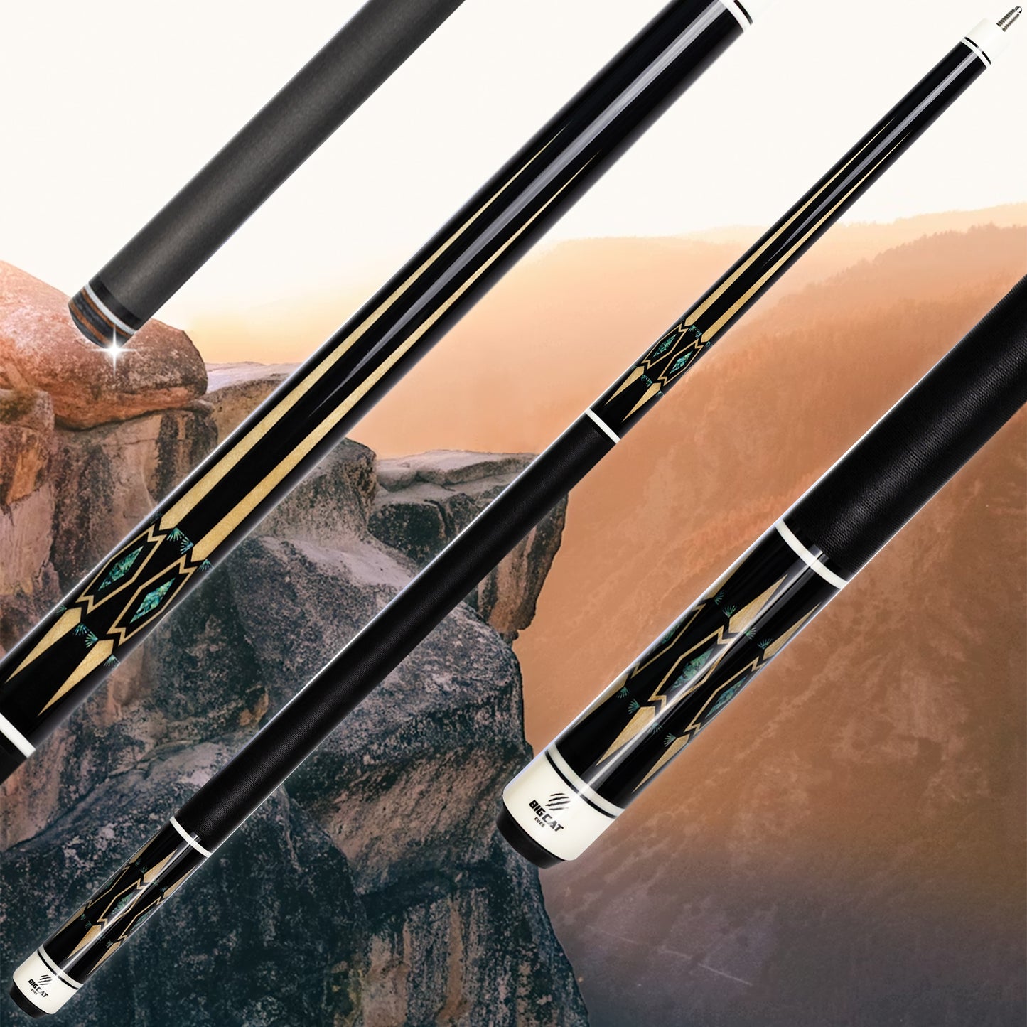 Mondo Carbon Black/Gold with Irish Linen Wrap