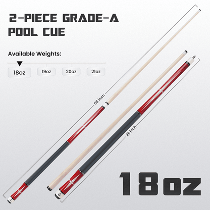 Big Cat I Red Silver - Big Cat Cues