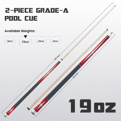 Big Cat I Red Silver - Big Cat Cues