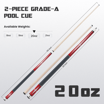 Big Cat I Red Silver - Big Cat Cues