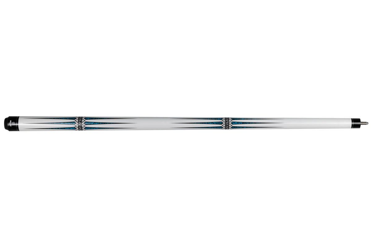 Mondo Carbon White/Aqua Teal Cue