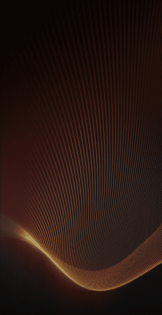 Abstract design with wavy lines on a dark background